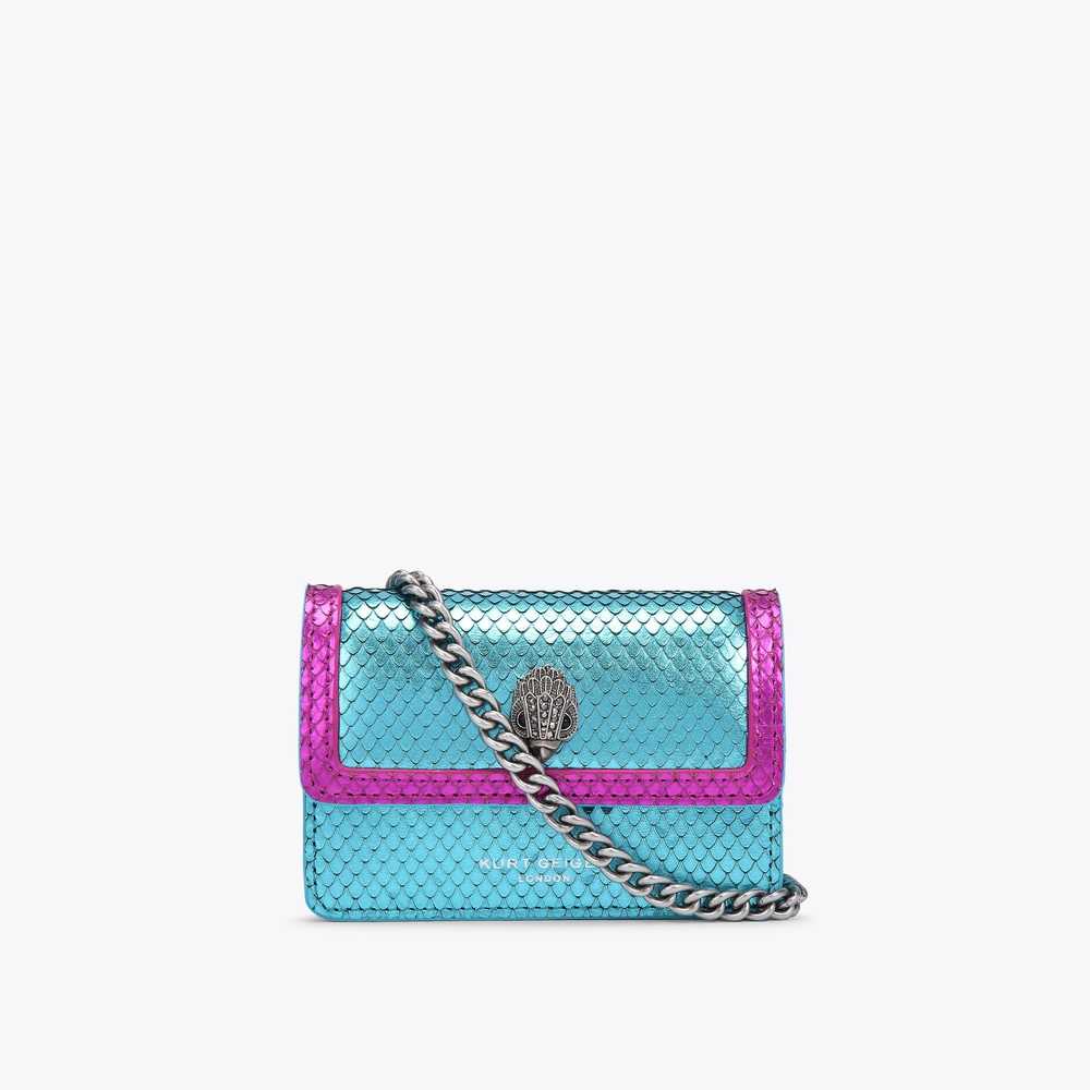 Turquoise Kurt Geiger Shoreditch Xs Xbody Women's Crossbody Bags | UAE-26108939