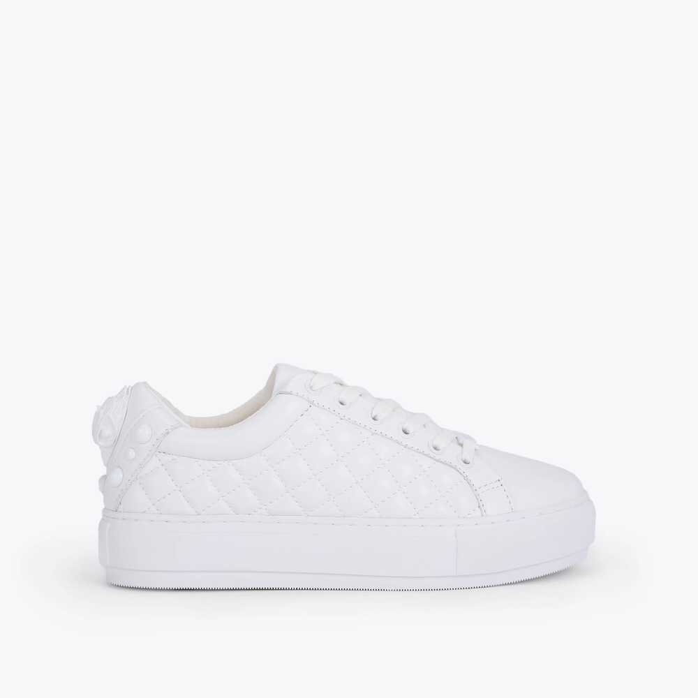 White Kurt Geiger Laney Eagle Drench Women's Sneakers | UAE-62541099