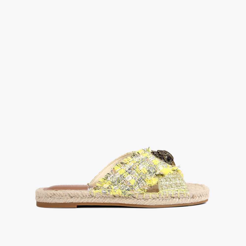 Yellow Kurt Geiger Kensington Women's Espadrille | UAE-23165409